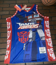Load image into Gallery viewer, TRANSFORMERS / OPTIMUS PRIME Headgear Classics Basketball Jersey ~Never Worn~ XL 2XL