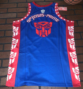 TRANSFORMERS / OPTIMUS PRIME Headgear Classics Basketball Jersey ~Never Worn~ S-3XL