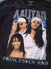 Load image into Gallery viewer, AALIYAH - Princess of R&amp;B Tie Dye T-shirt ~Never Worn~ M/L