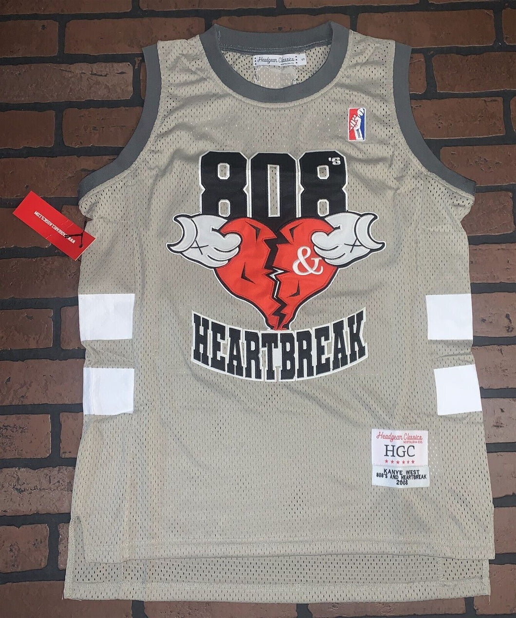 KANYE 808 & HEARTBREAK Headgear Classics Basketball Jersey ~Never Worn~ XL