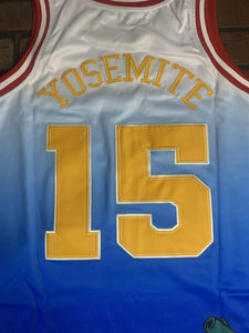 YOSEMITE SAM / DENVER Blue Headgear Classics Basketball Jersey ~Never Worn~ M XL
