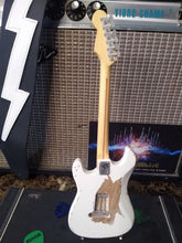 Load image into Gallery viewer, MICK MARS-Distressed Signature White Strat 1:4 Scale Replica Guitar ~Axe Heaven~
