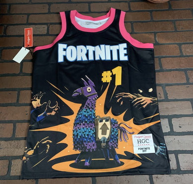 FORTNITE VICTORY ROYALE Headgear Classics Basketball Jersey ~Never Worn~ M L 2XL