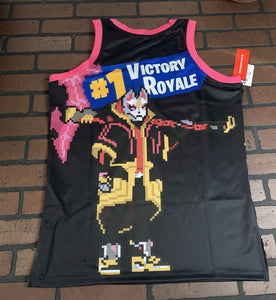 FORTNITE VICTORY ROYALE Headgear Classics Basketball Jersey ~Never Worn~ M L 2XL