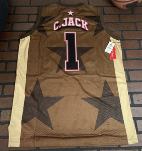 C.JACK / HOUSTON Headgear Classics Basketball Jersey ~Never Worn~ 3XL
