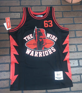 THE WIRE WARRIORS OMAR Headgear Classics Basketball Jersey ~Never Worn~ M L XL