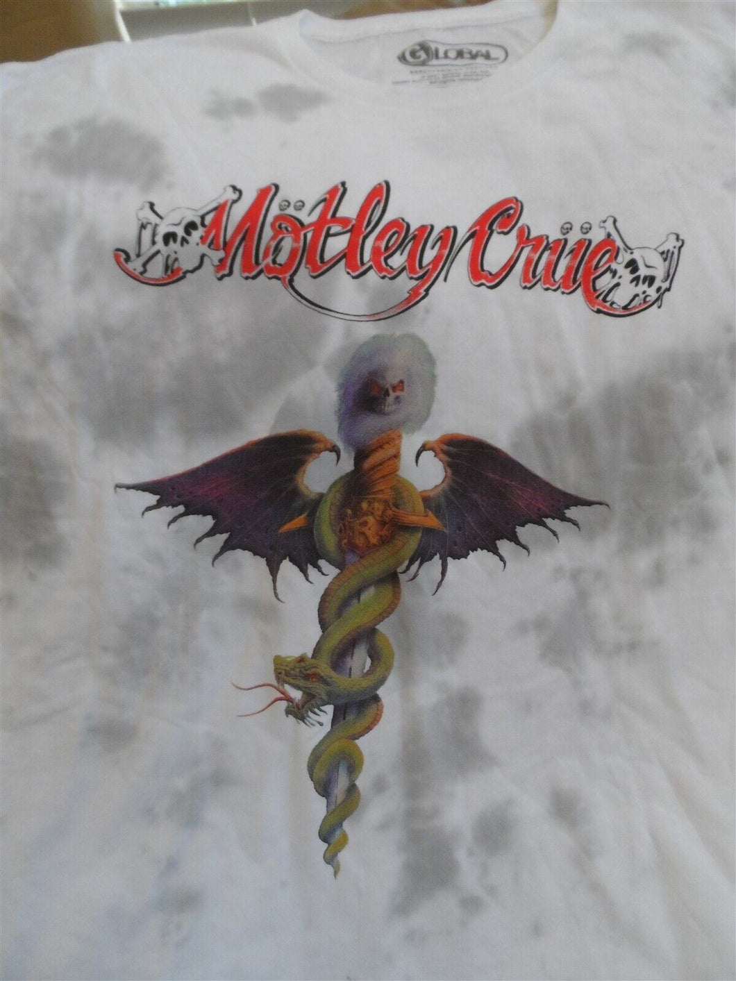MOTLEY CRUE - 2021 Dr. Feelgood Licensed Tie-Dye T-shirt ~Never Worn~ XXL