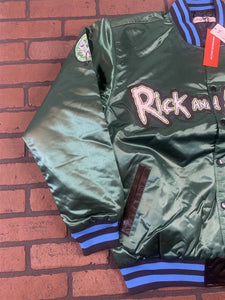 RICK AND MORTY Headgear Classics Streetwear Green Jacket~Never Worn~2XL