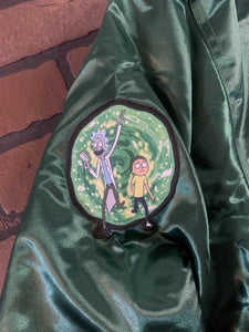 RICK AND MORTY Headgear Classics Streetwear Green Jacket~Never Worn~2XL