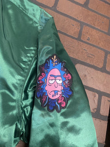 RICK AND MORTY Headgear Classics Streetwear Green Jacket~Never Worn~2XL