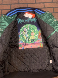 RICK AND MORTY Headgear Classics Streetwear Green Jacket~Never Worn~2XL