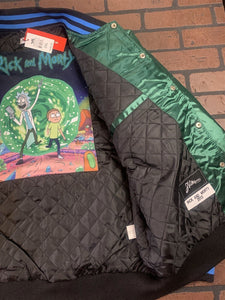 RICK AND MORTY Headgear Classics Streetwear Green Jacket~Never Worn~2XL