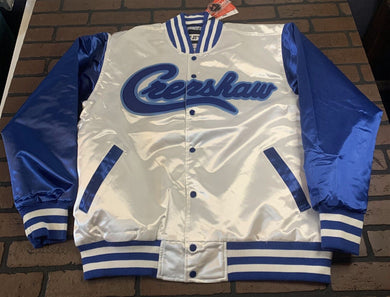 KOBE CRENSHAW Headgear Classics Streetwear White/Blue Jacket ~Never Worn~ 2XL