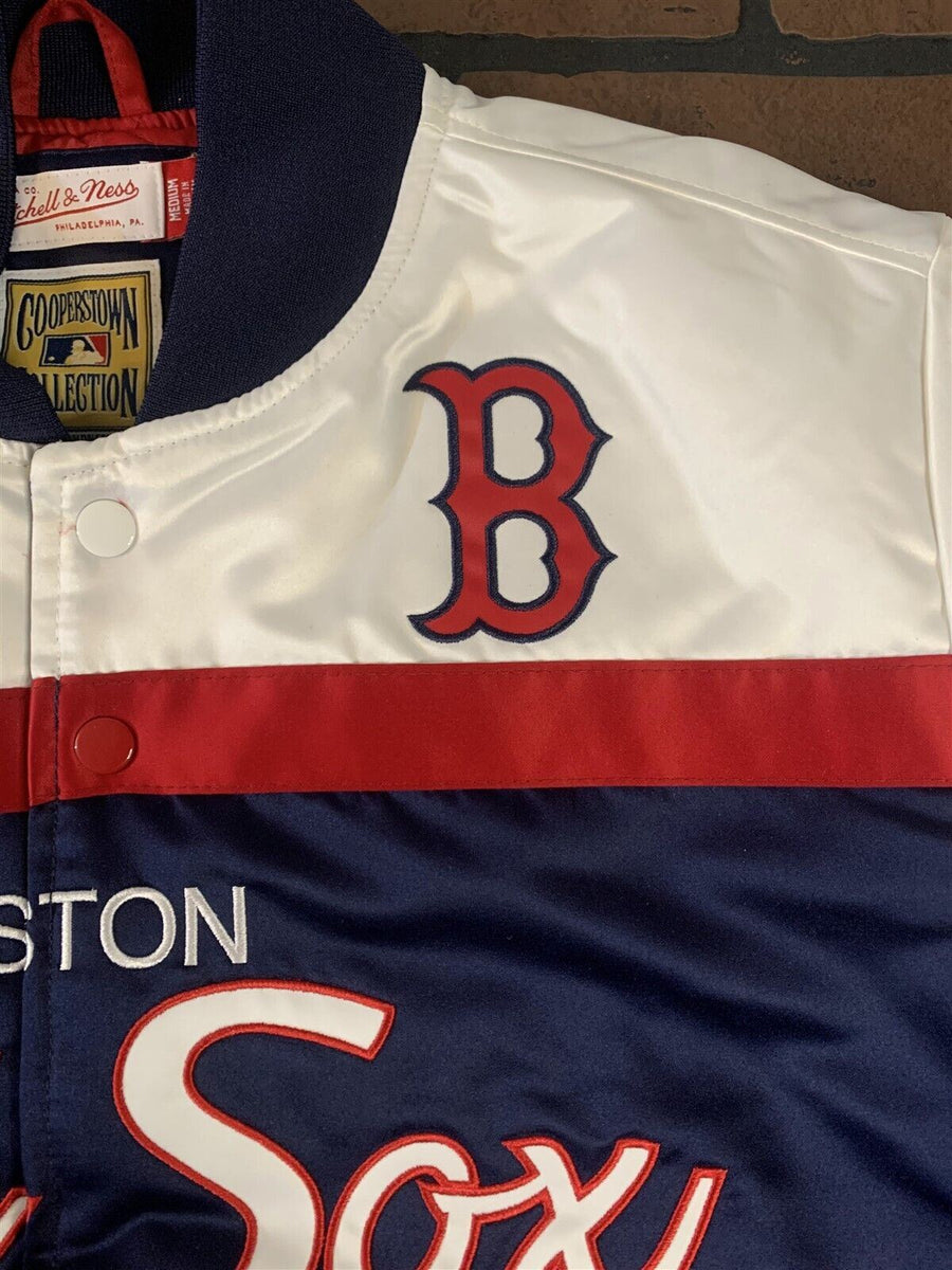 BOSTON Mitchell & Ness Special Script Heavyweight Jacket M L XL 2XL ...