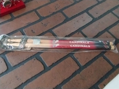 ARIZONA CARDINALS Pair of Unused Woodrow Drumsticks ~Licensed~