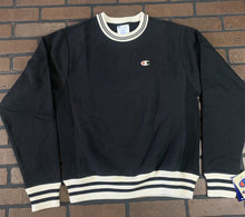 Load image into Gallery viewer, CHAMPION Black Crew Neck~BRAND NEW~ S M L