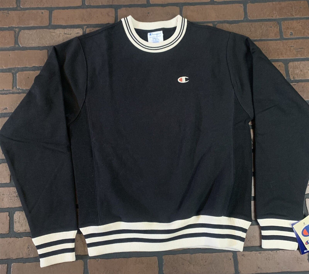 CHAMPION Black Crew Neck~BRAND NEW~ S L