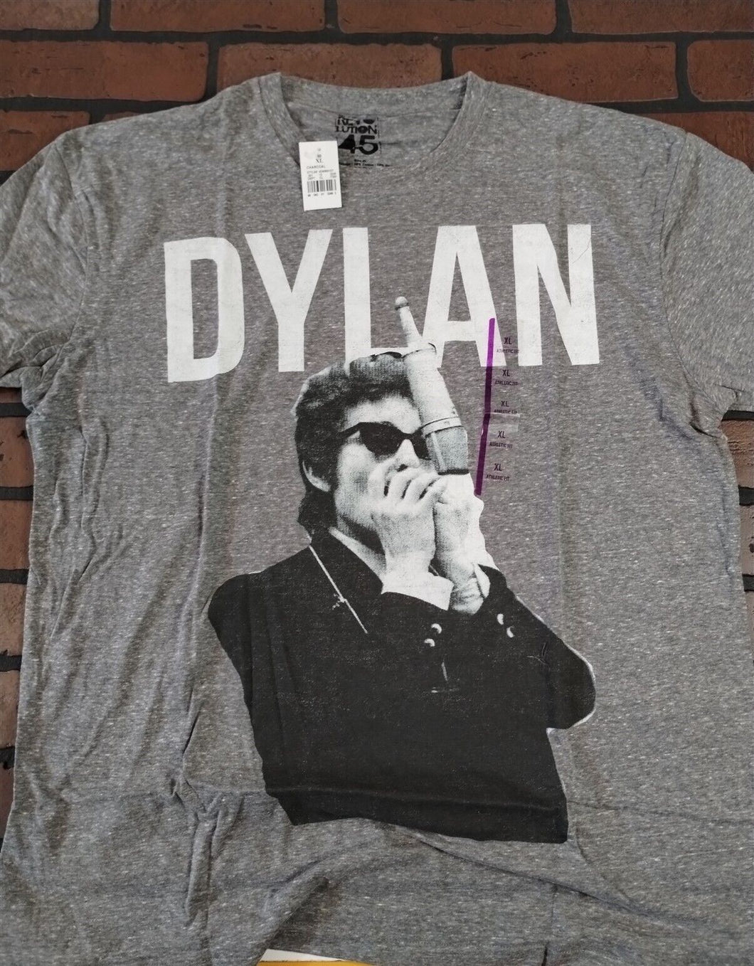 BOB DYLAN - 2022 Charcoal T-shirt ~Licensed / Never Worn~ XL 2XL