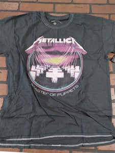 METALLICA -Master Of Puppets Double Stitch Men's T-shirt~Licensed/Never Worn~ S M L