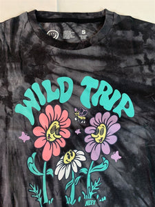 NEFF Wild Trip Flowered Black Tie Dye T-Shirt ~Never Worn~ S M L XL ~