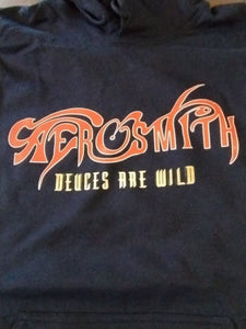 AEROSMITH -2019 Deuces Are Wild Rare Long Sleeve Pullover Hoodie~NEVER WORN~L XL