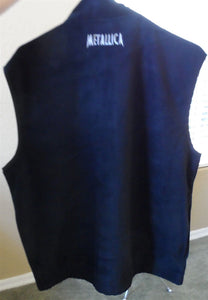 METALLICA - Death Magnetic Tech Vest Full Zip Up Black ~BRAND NEW~ L