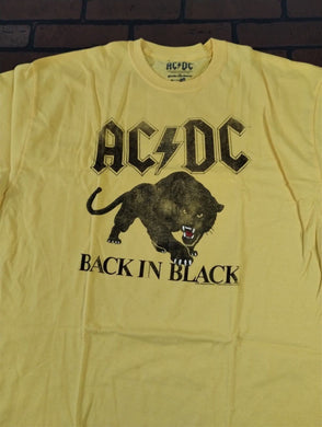 AC/DC - 2022 Back in Black Cougar Men's T-shirt ~Licensed / Never Worn~ S L XL