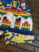 Load image into Gallery viewer, DENVER NUGGETS Mitchell &amp; Ness Jumbotron 2.0 Sublimated Basketball Shorts ~New~