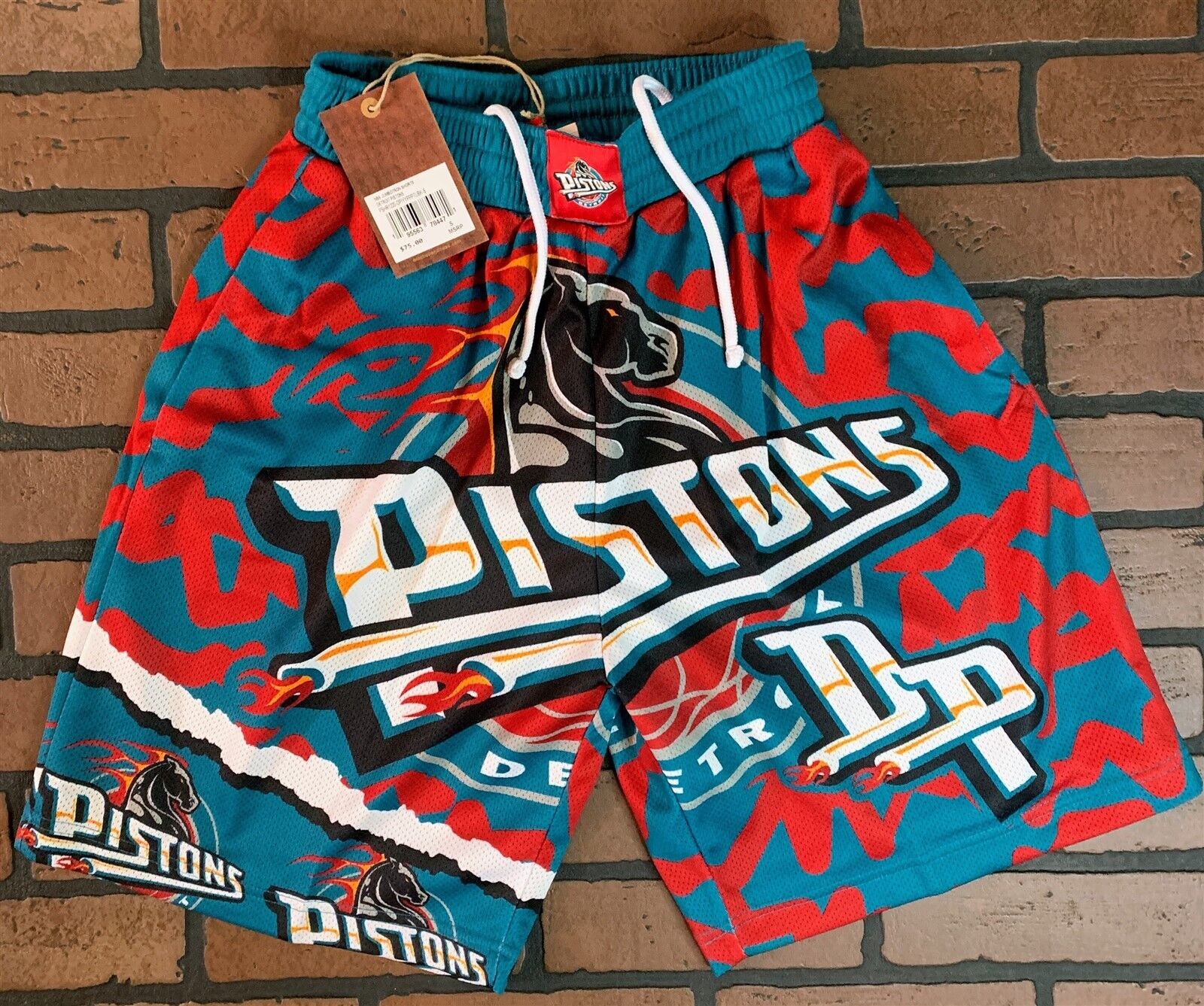 Mitchell & Ness Detroit Pistons NBA Shorts for sale