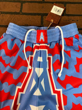 Load image into Gallery viewer, HOUSTON OILERS Mitchell &amp; Ness Jumbotron 2.0 Sublimated Basketball Shorts ~New~