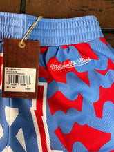 Load image into Gallery viewer, HOUSTON OILERS Mitchell &amp; Ness Jumbotron 2.0 Sublimated Basketball Shorts ~New~