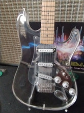 Load image into Gallery viewer, FENDER - Clear Acrylic Strat 1:4 Scale Replica Guitar ~Axe Heaven~