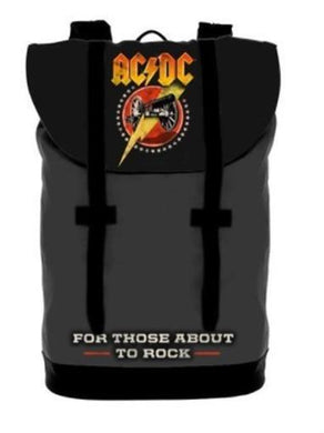 AC/DC - For Those About to Rock Rocksax Heritage Backpack ~New~