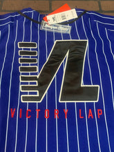 Load image into Gallery viewer, CRENSHAW Victory Lap Blue Pinstripe Headgear Classics Baseball Jersey ~New~XL