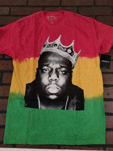 NOTORIOUS B.I.G. - Crown Dyed Men's T-shirt ~Licensed / Never Worn~ S L