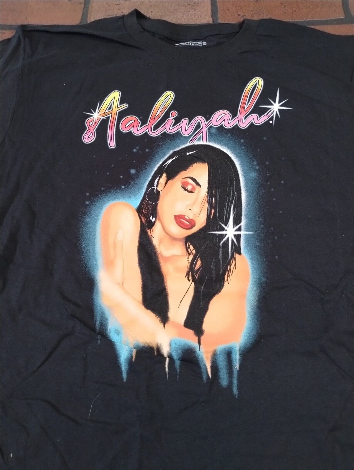 aaliyah t shirt dress Mini Aaliyah The Princess Of R&B T Shirt Dress - Black