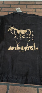 AT THE DRIVE IN - 2014 Hyena Black Denim Button-Up Jacket ~Brand New~ M L