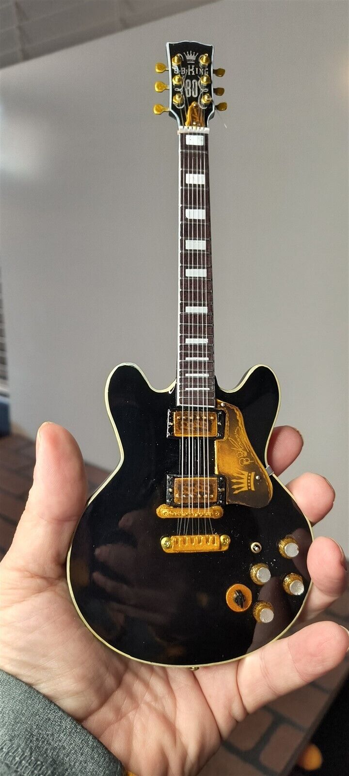BB KING - GIBSON ES-345 80th B-Day Lucille 1:4 Scale Replica Guitar ~Axe Heaven~