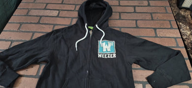 WEEZER - Rare Long Sleeve Zip-Up Hoodie ~BRAND NEW~ S M XL