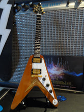 Load image into Gallery viewer, GIBSON 1958 Korina Flying V 1:4 Scale Replica Guitar ~Axe Heaven~