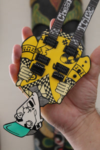 RICK NIELSEN (Cheap Trick) - Uncle Dick doubleneck/leg Replica Guitar~Axe Heaven