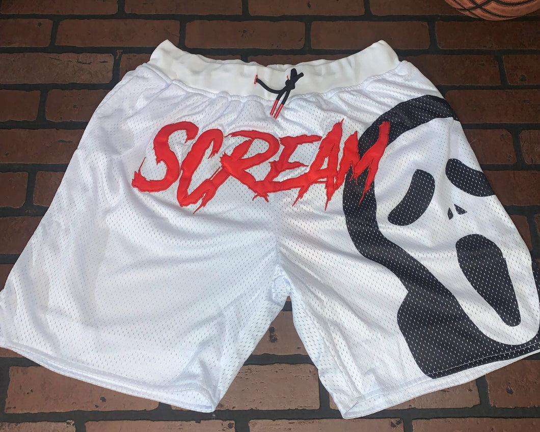 SCREAM Headgear Classics Basketball Shorts ~Never Worn~ S XL