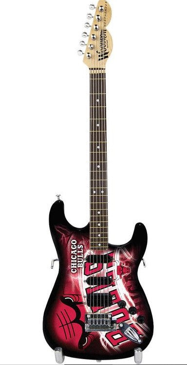 CHICAGO BULLS 1:4 Scale Replica Woodrow NorthEnder Guitar ~Licensed~