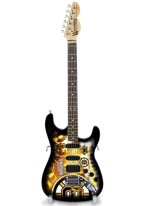 BOSTON BRUINS 1:4 Scale Replica Woodrow NorthEnder Guitar ~Licensed~