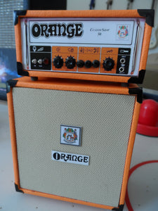 Orange Crush Head Model 1:4 Scale Replica Amplifier ~New~