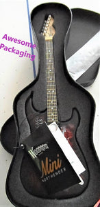 PITTSBURGH PENGUINS 1:4 Scale Replica Woodrow NorthEnder Guitar ~Licensed~