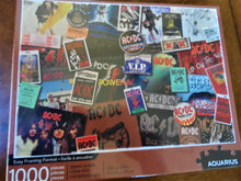 Load image into Gallery viewer, AC/DC Jigsaw Puzzle *1,000 pieces* With a bonus AC/DC guitar pick ~New &amp; Sealed~