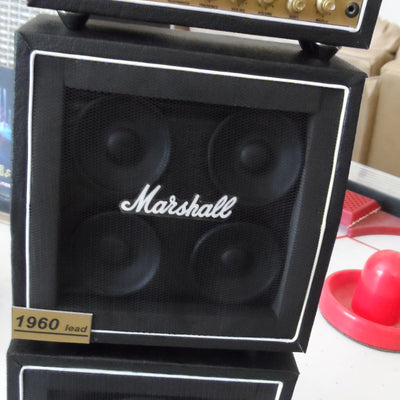 MARSHALL MINIATURE FULL STACK Guitar Amplifier - 1:4 Scale Replica ~Axe Heaven~