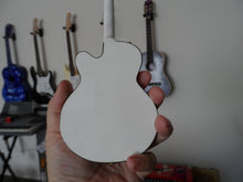 Load image into Gallery viewer, BRIAN SETZER- White Hollow Body Gretsch 1:4 Scale Replica Guitar ~Axe Heaven~