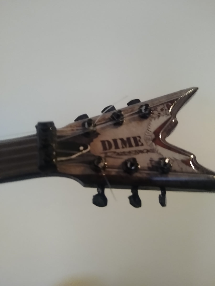 Dimebag Darrell Razorback Rust DIMEBAG DARRELL (PANTERA) Rust Razorback 1:4 Scale Replica Guitar ~Axe ...